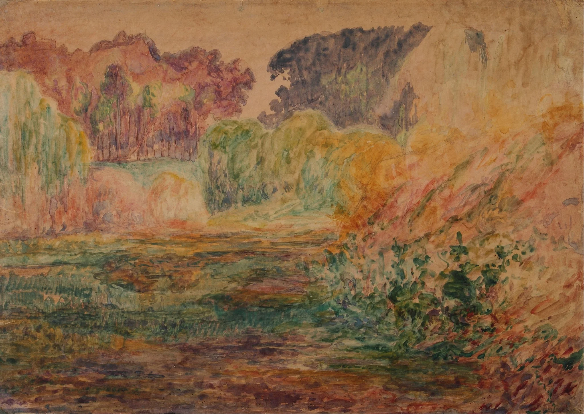 Paisaje, by Martín Malharro, unspecified, 1500