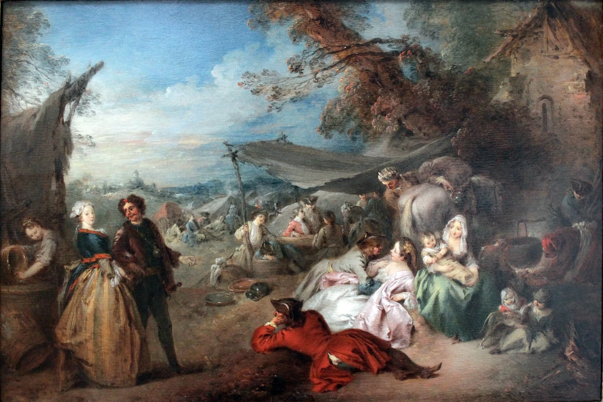 The troops rest (peace)