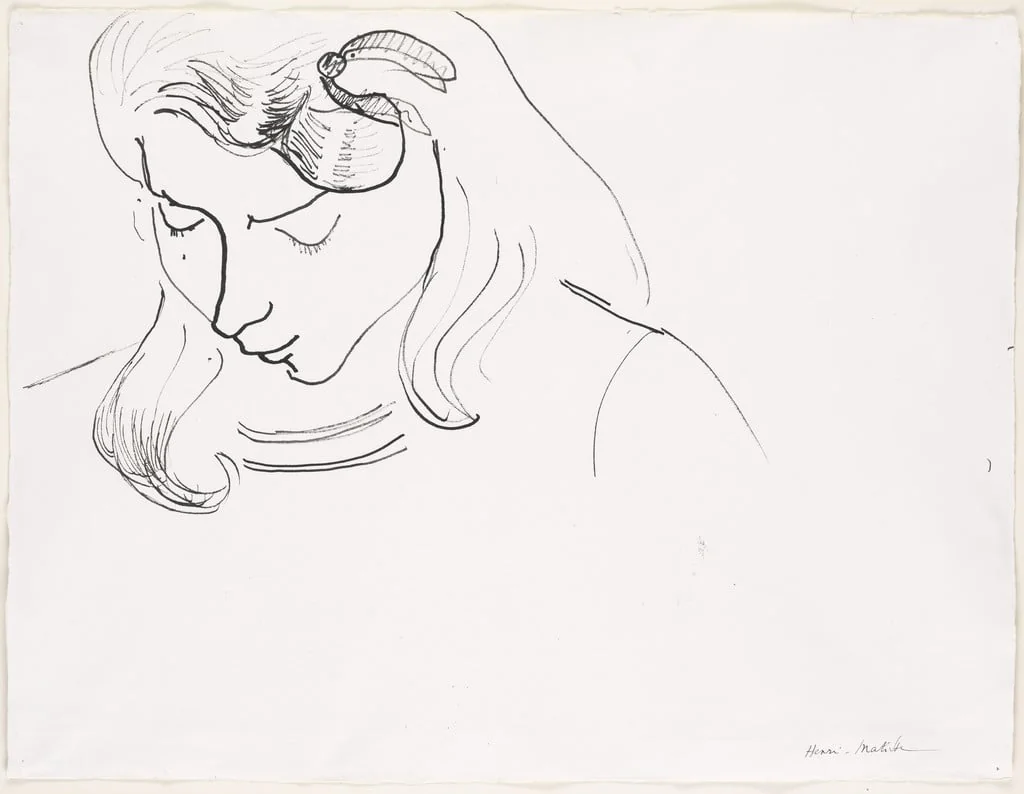 Untitled, by Henri Matisse, ink, 1906