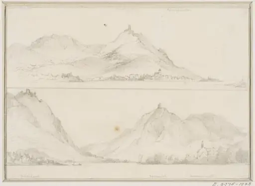 View of the Drachenfels and Königswinter