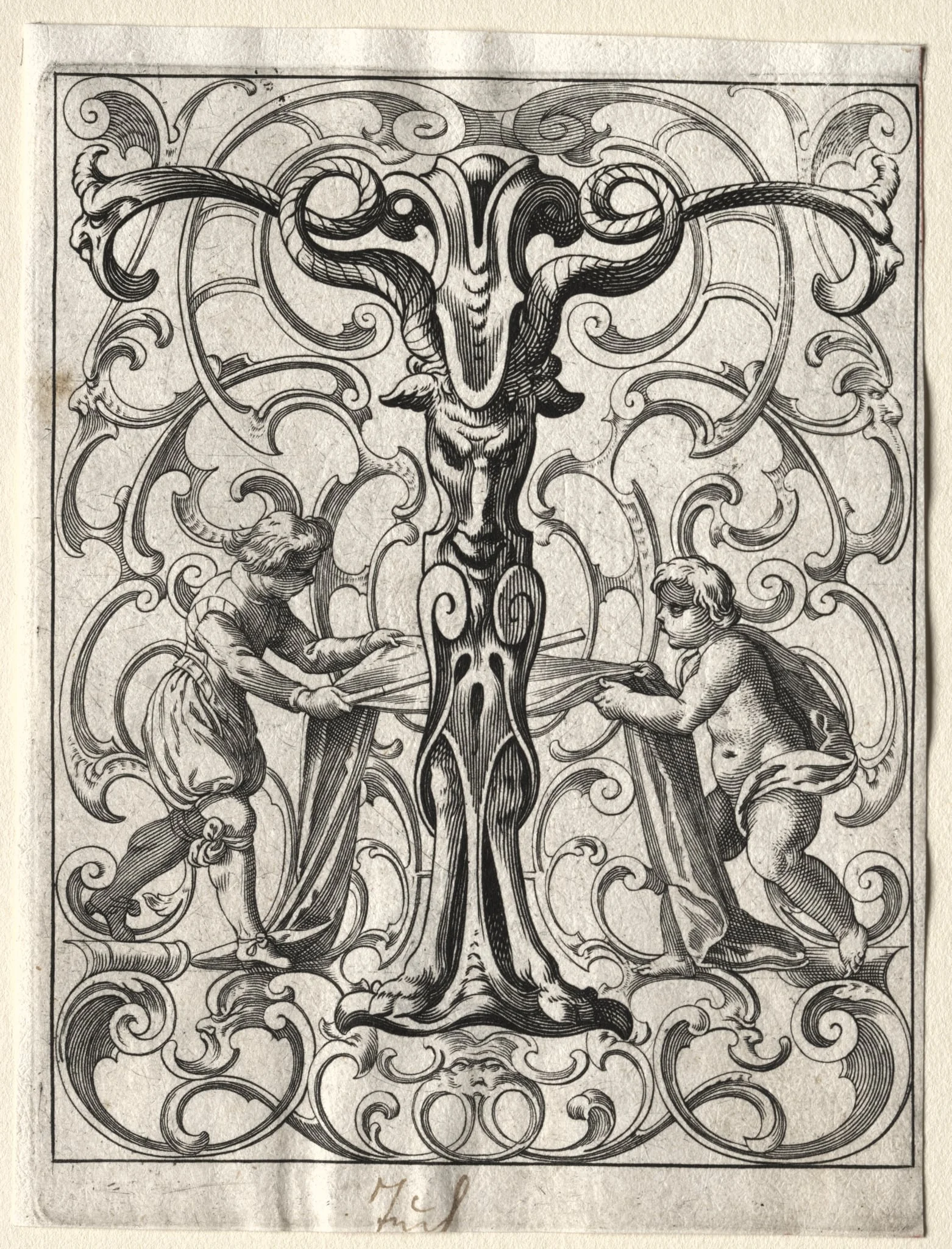 New ABC Booklet:  T, by Lucas Kilian, 1627