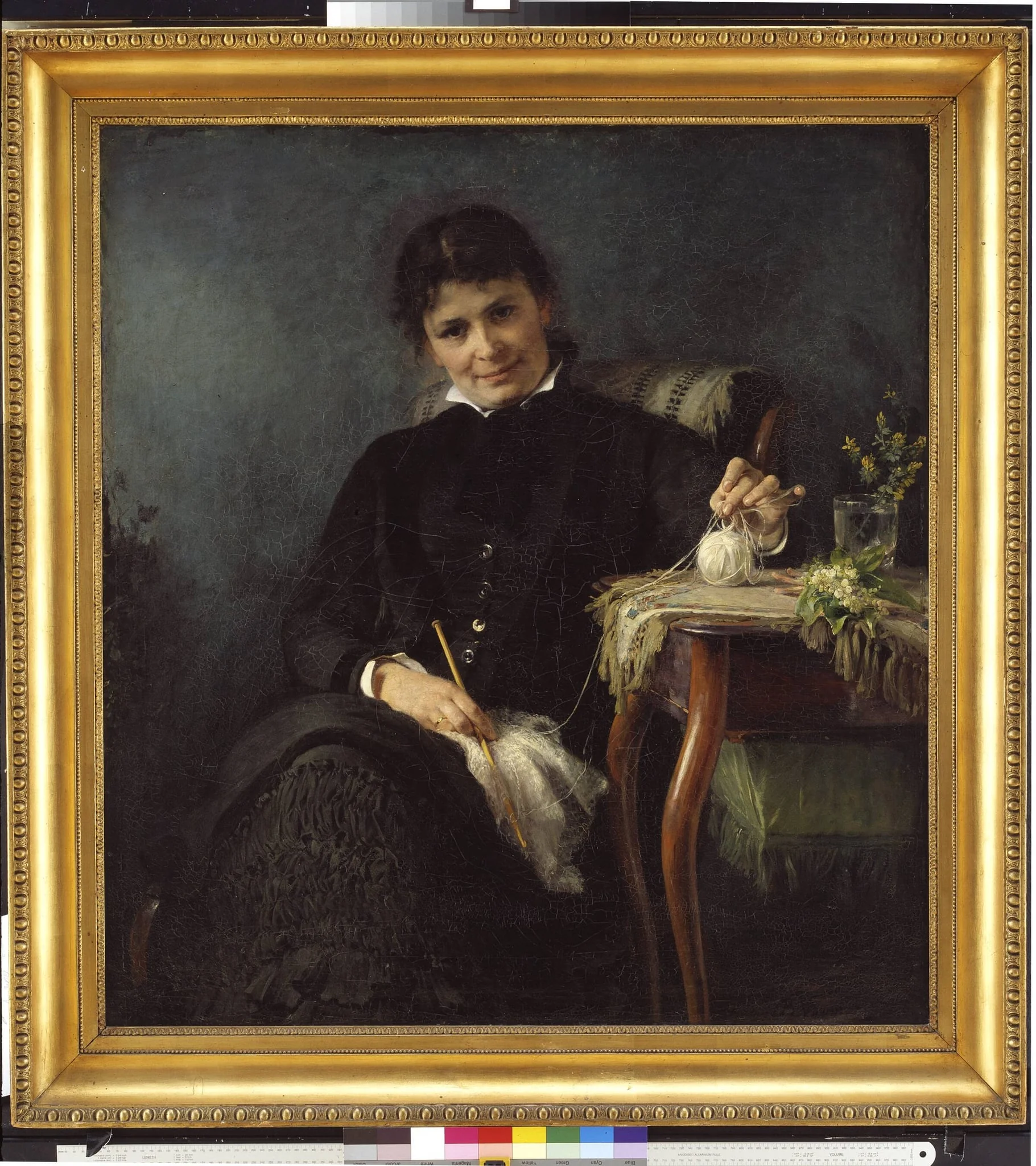 Madam Anna Seekamp, the Artist's Sister, by Unknown, 1882