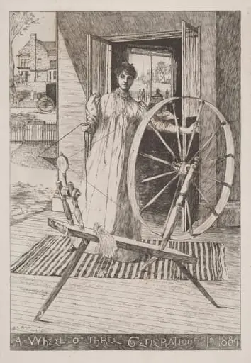 At the Spinning Wheel