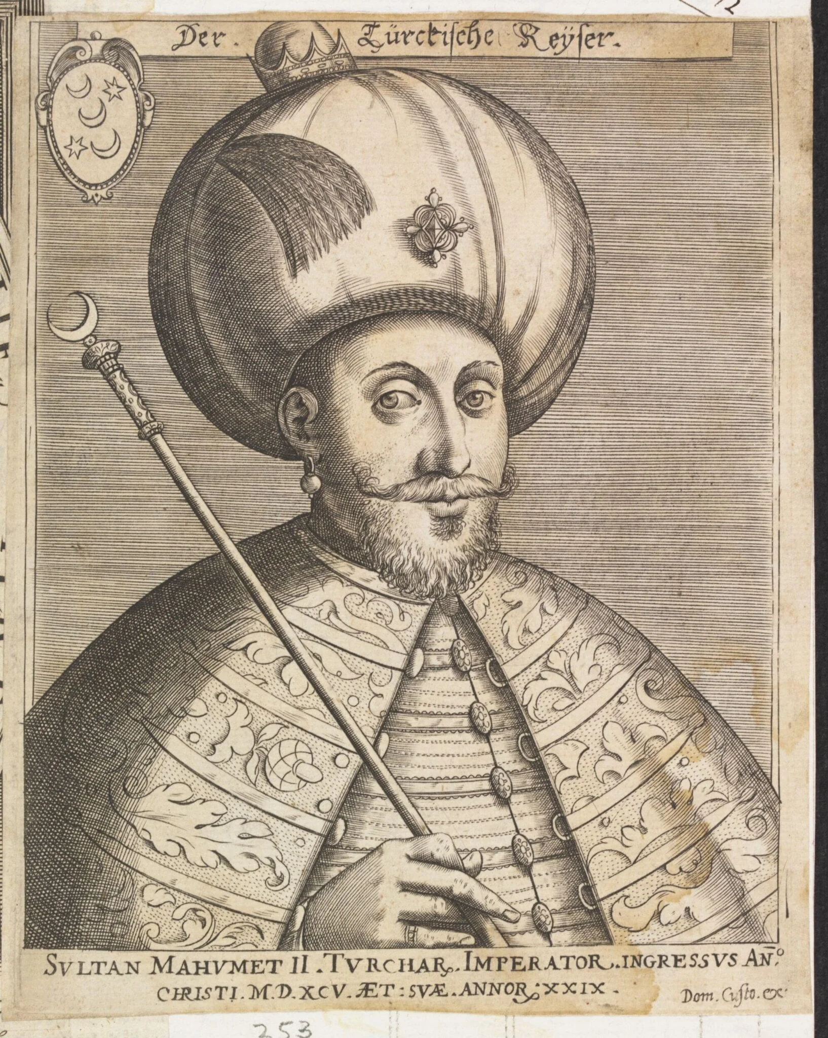 Turkish sultans, sultanas and other historical figures, by Dominicus Custos, 1580