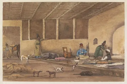 Bivouack Between Erzeroom and Tehran
