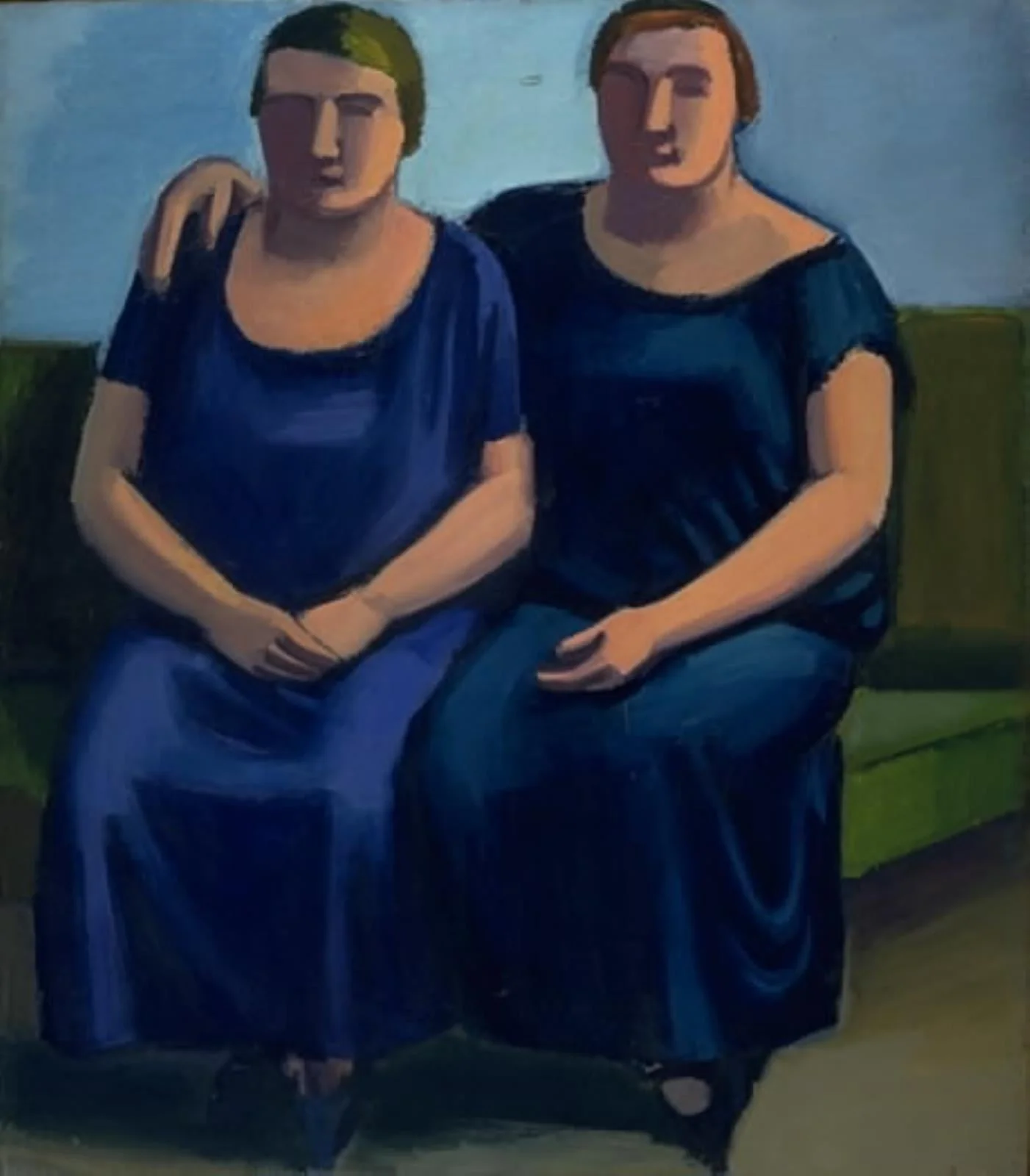 Two Sisters, by Unknown, 1923