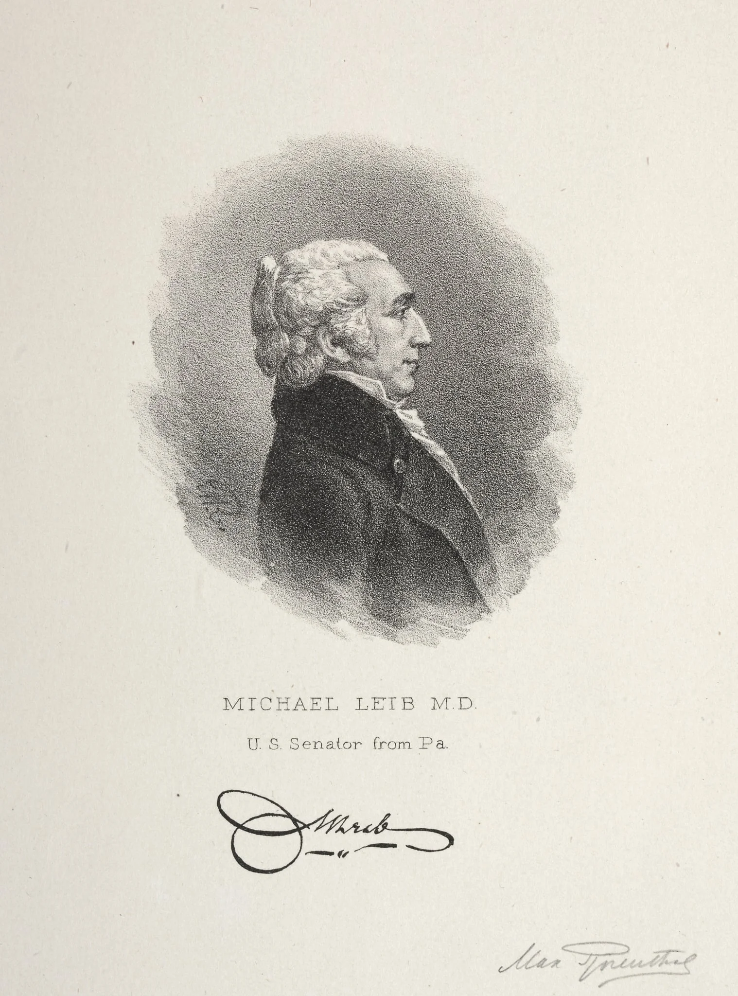 Michael Lieb, M. D., by Max Rosenthal, 1900