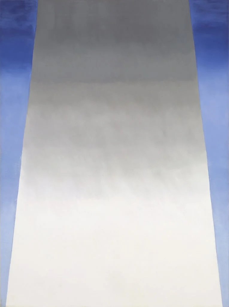 Untitled, by Georgia O'Keeffe, oil, 1977