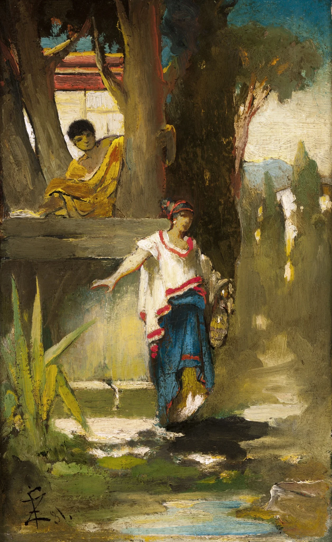 Roman Woman by the Well