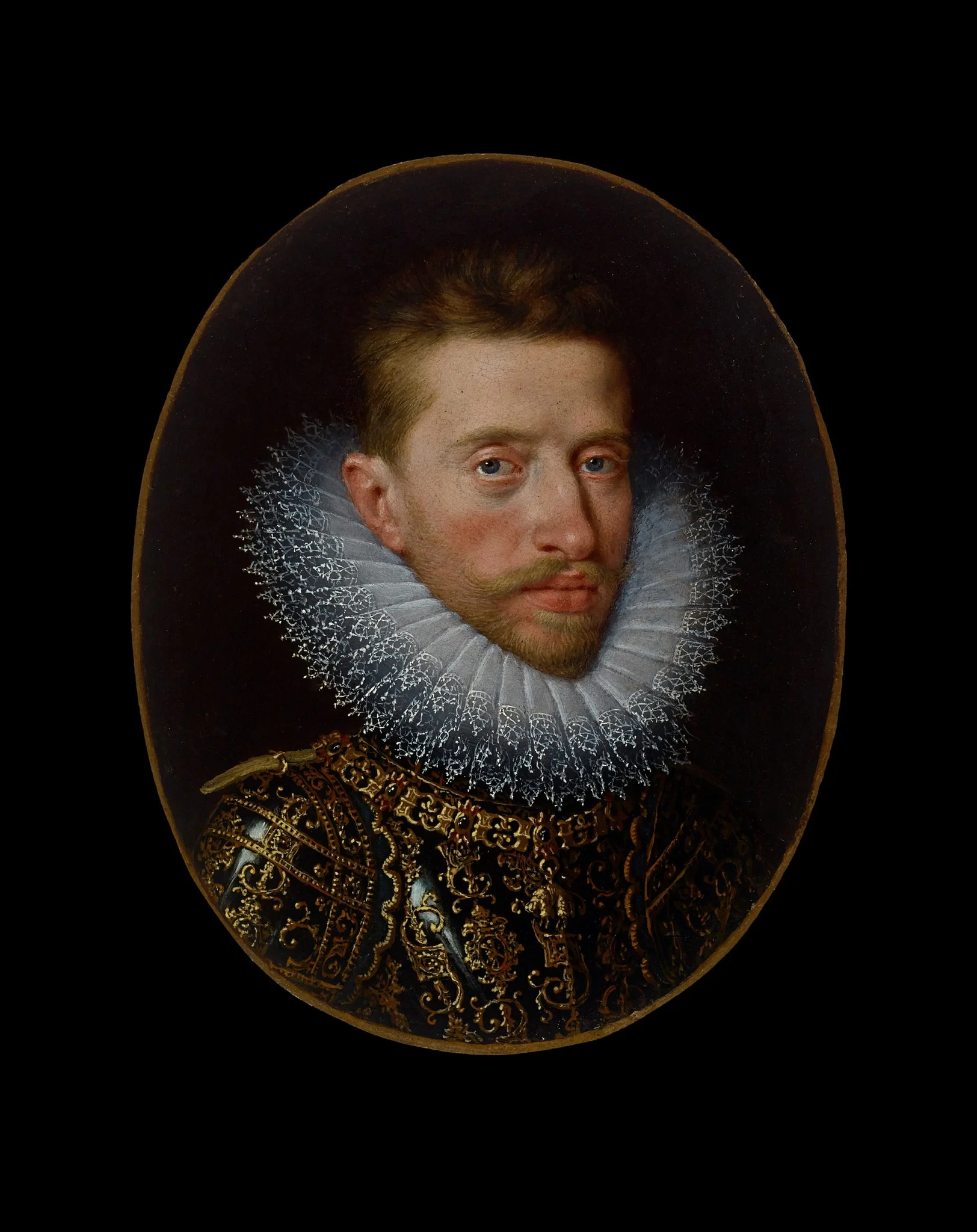 Archduke Albert VII of Austria (1559–1621), Wearing the Order of the Golden Fleece, by Frans Pourbus, the Younger, unspecified, 1605