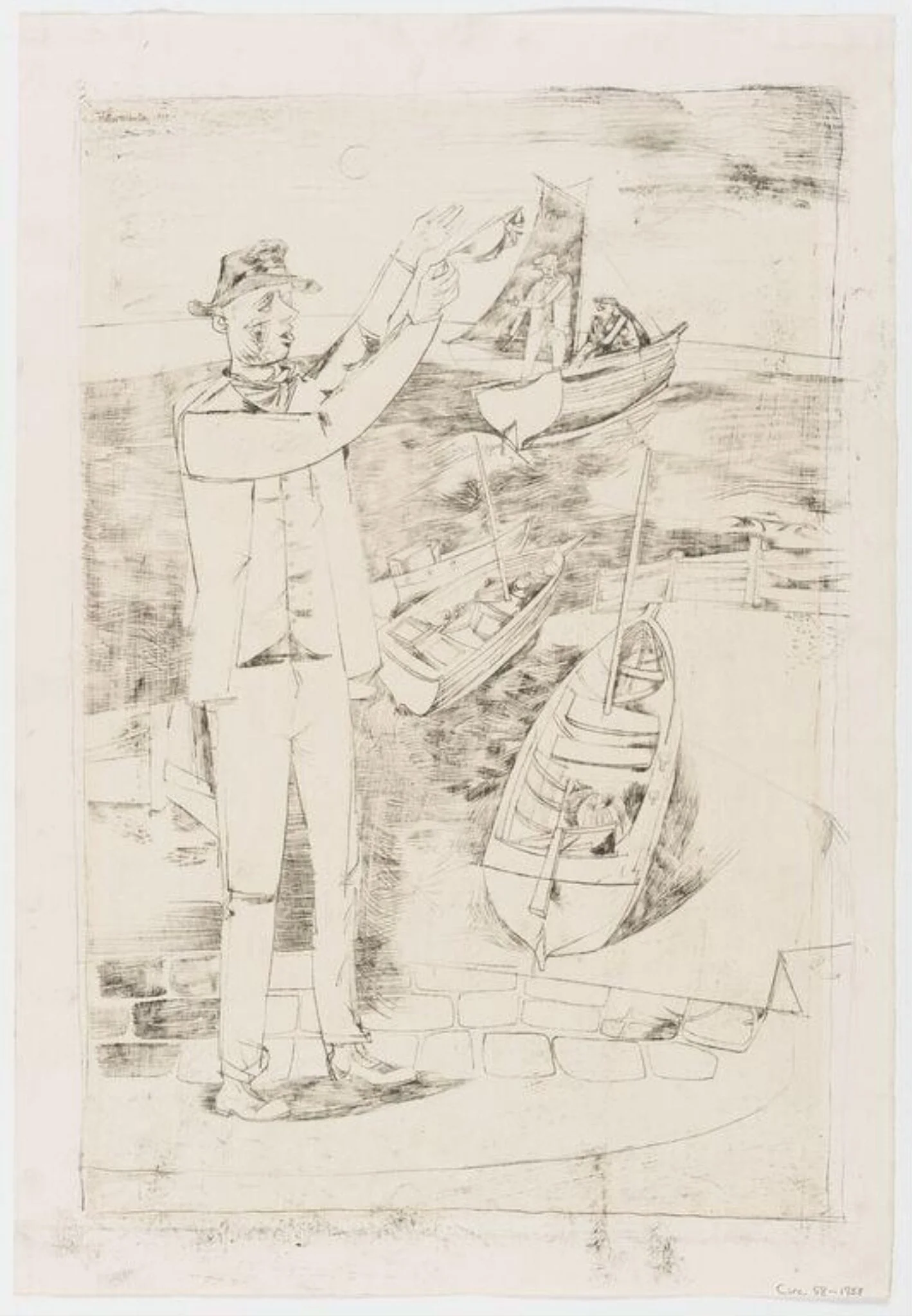 Untitled, by John Minton, 1954