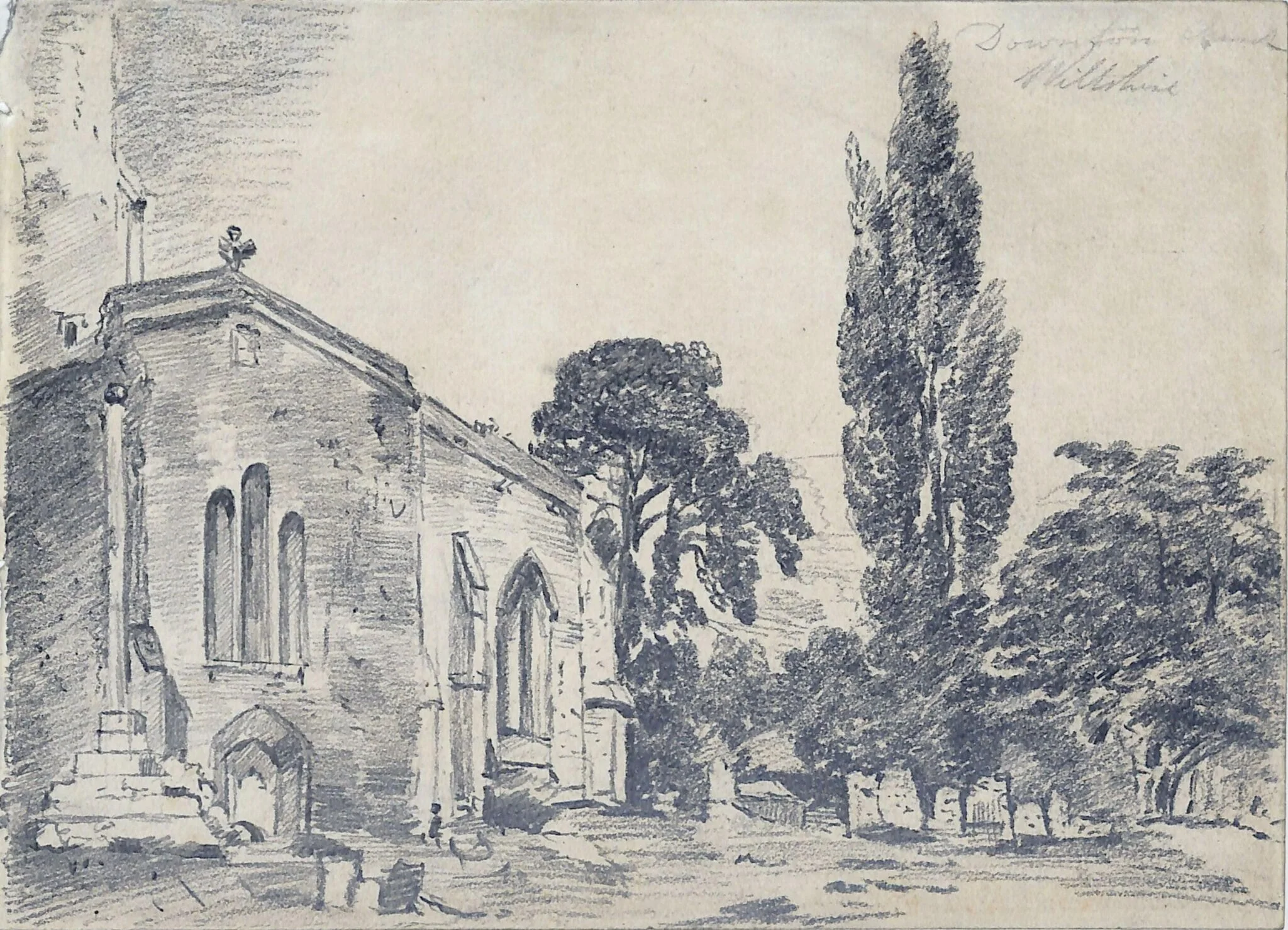 Downton Church, by Archdeacon John Fisher, 1822