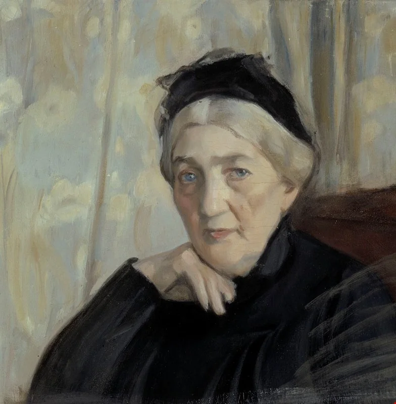 Mother of the Artist, by Magnus Enckell, oil, 1904