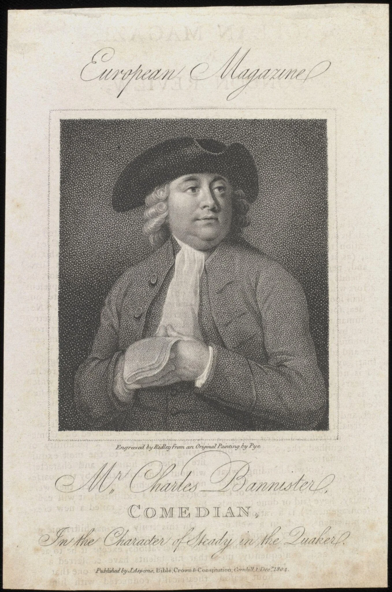 H Beard Print Collection, by Pye, 1