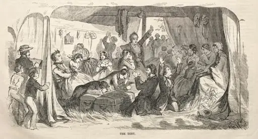 Camp Meeting Sketches:  The Tent