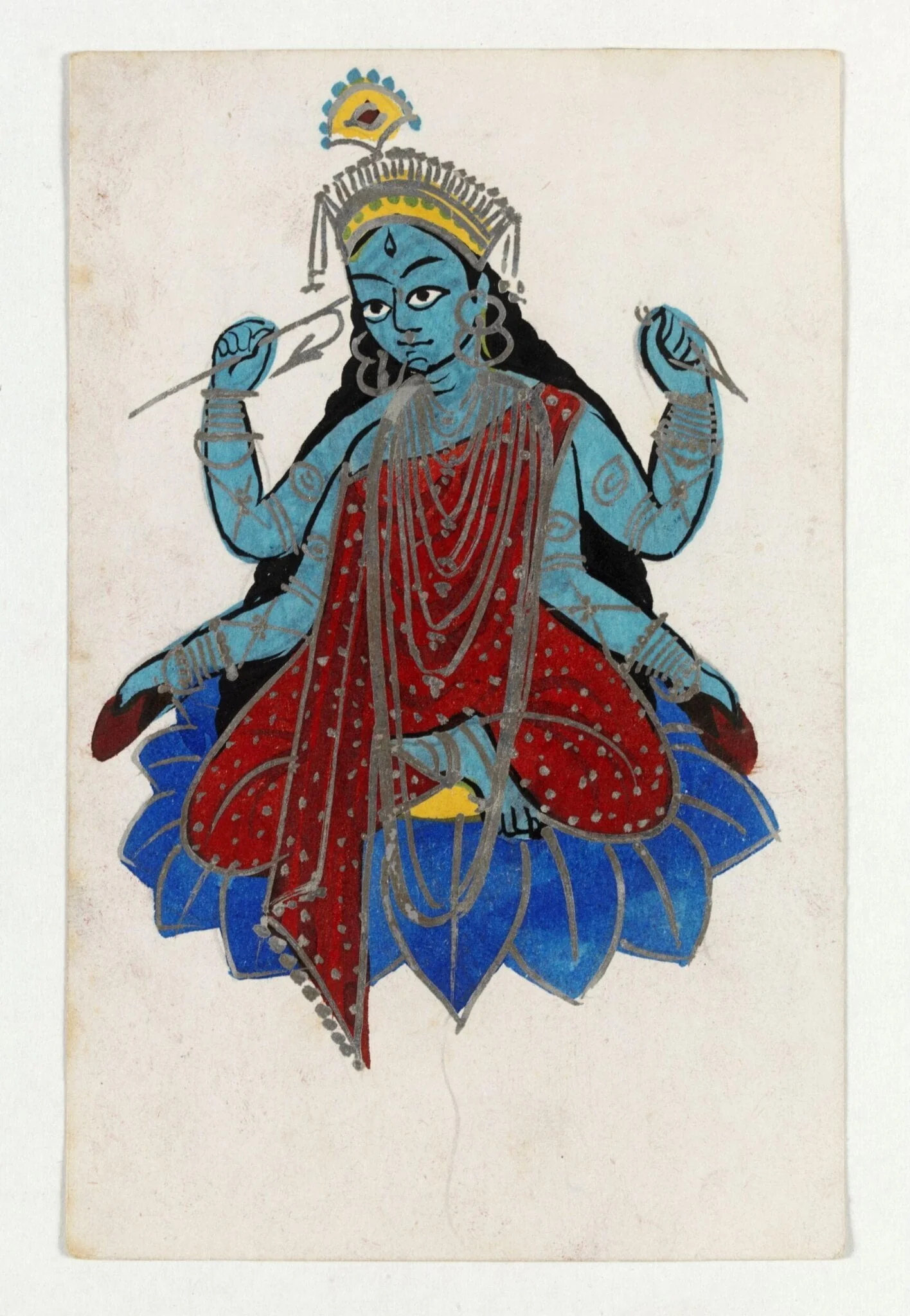 Matangi Devi, by Unknown, paint, 1890
