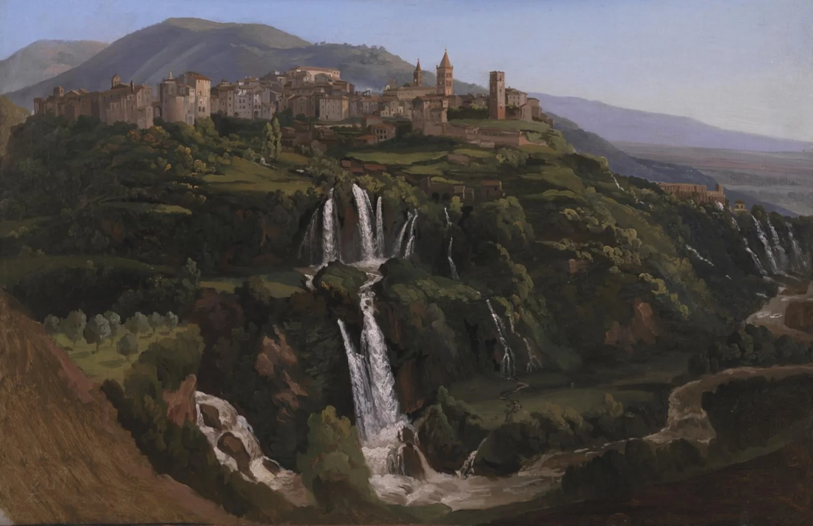 View of Tivoli in Italy, by Unknown, 1844
