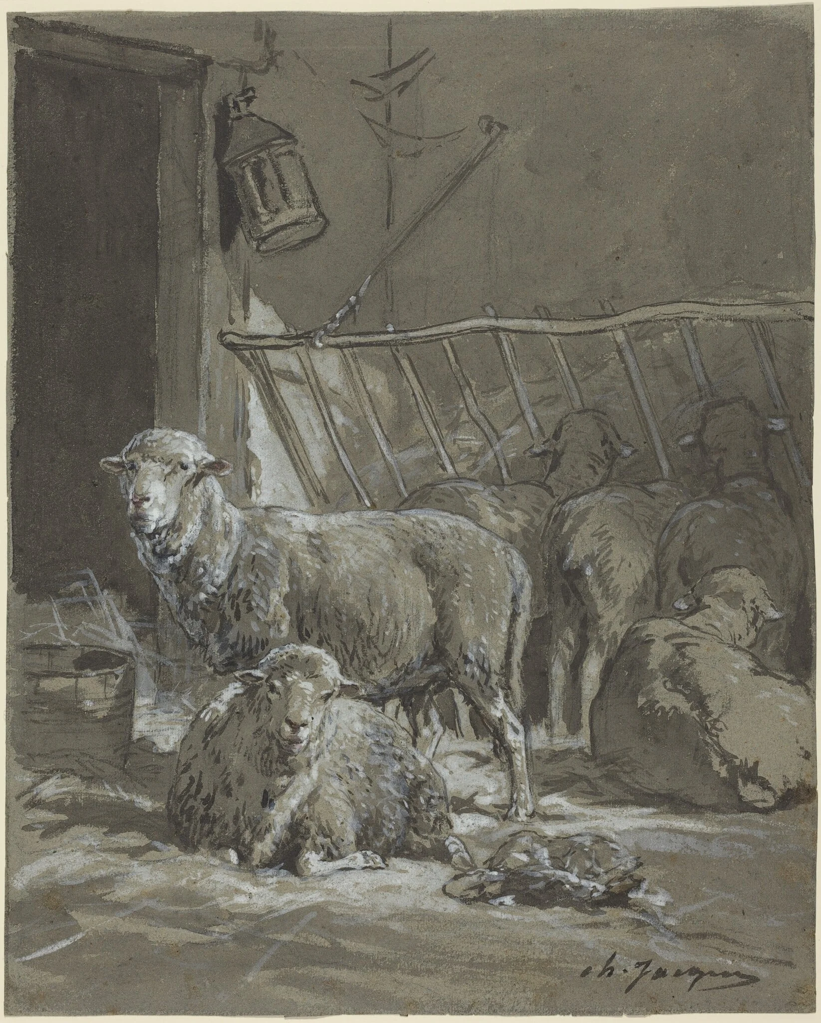 Sheep in a Manger