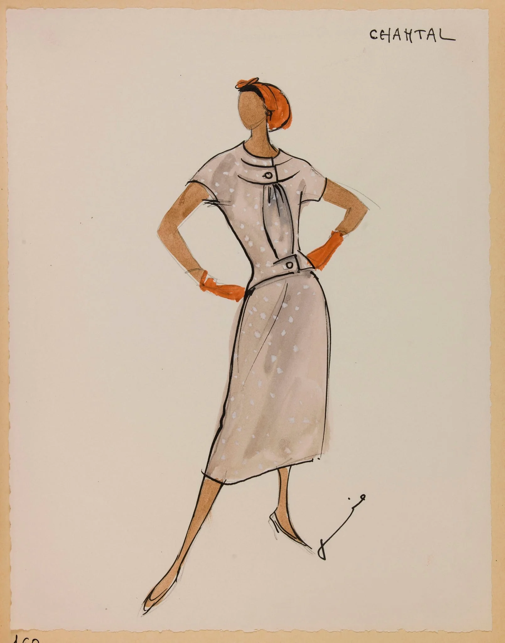 Chantal, by Marie-Louise Carven, 1956