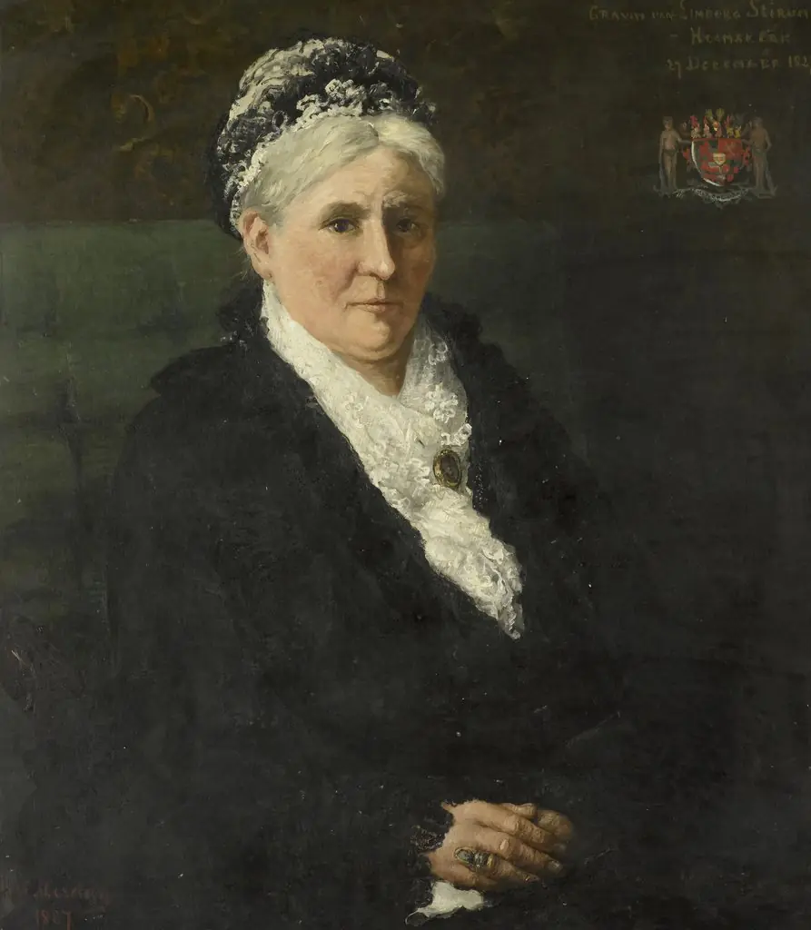 Maria Hermina Heemskerk (1827–1908). Echtgenote van Menno David Graaf van Limburg Stirum