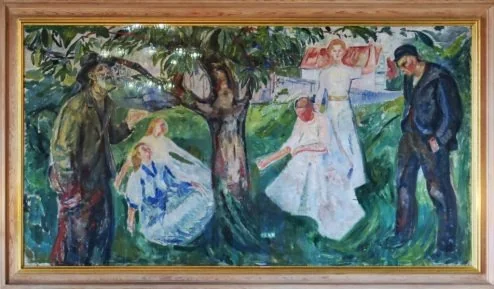 Life, by Edvard Munch, oil, 1910