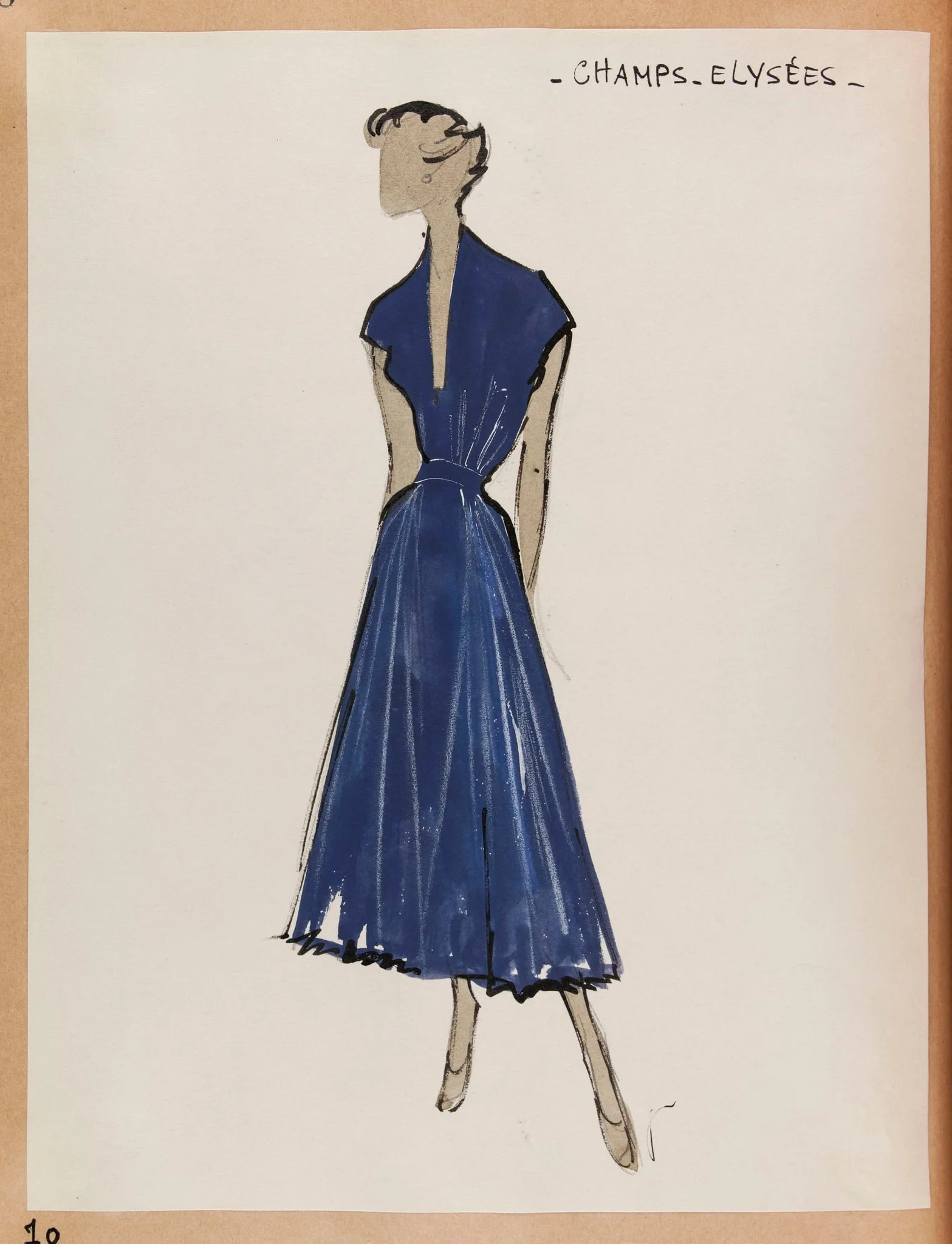 Champs-Elysées, by Carven, 1951