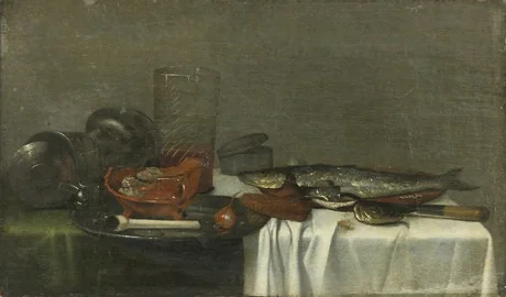 Still life 2, by Pieter Claesz, oil
