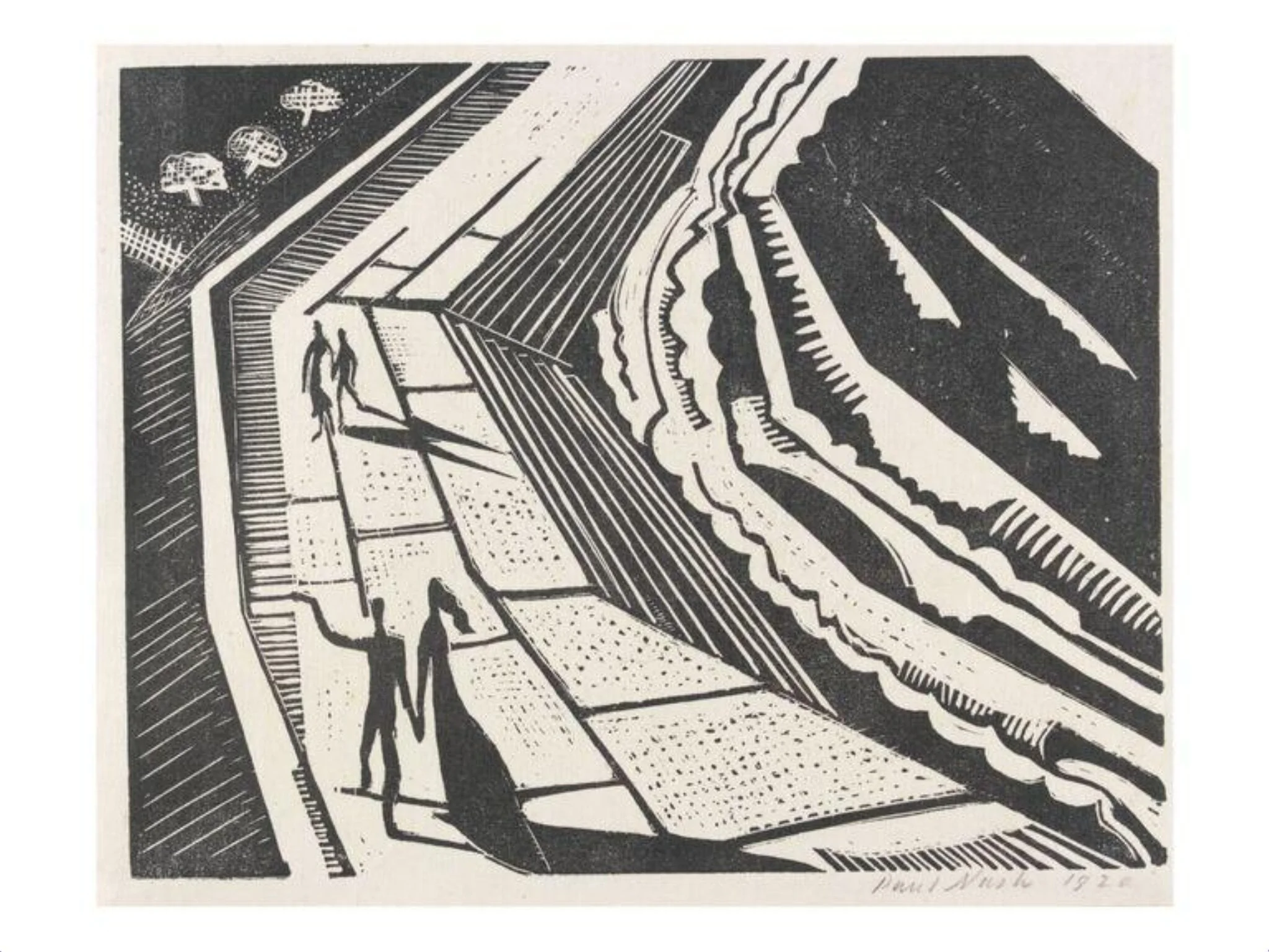 Promenade No. 1, by Paul Nash, 1920