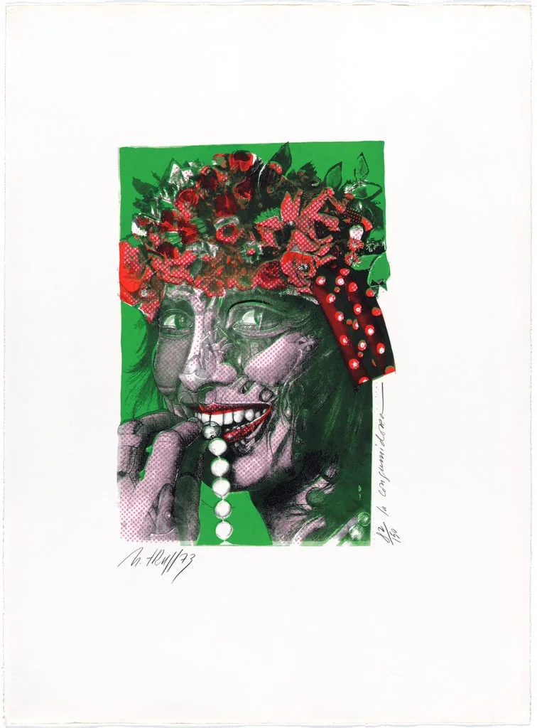 Untitled, by Ned Truss, ink, 1973