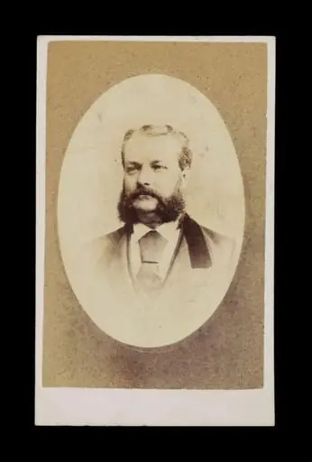 A portrait of a man