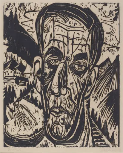 Head of van de Velde, Bright (Kopf van de Velde, Hell)
