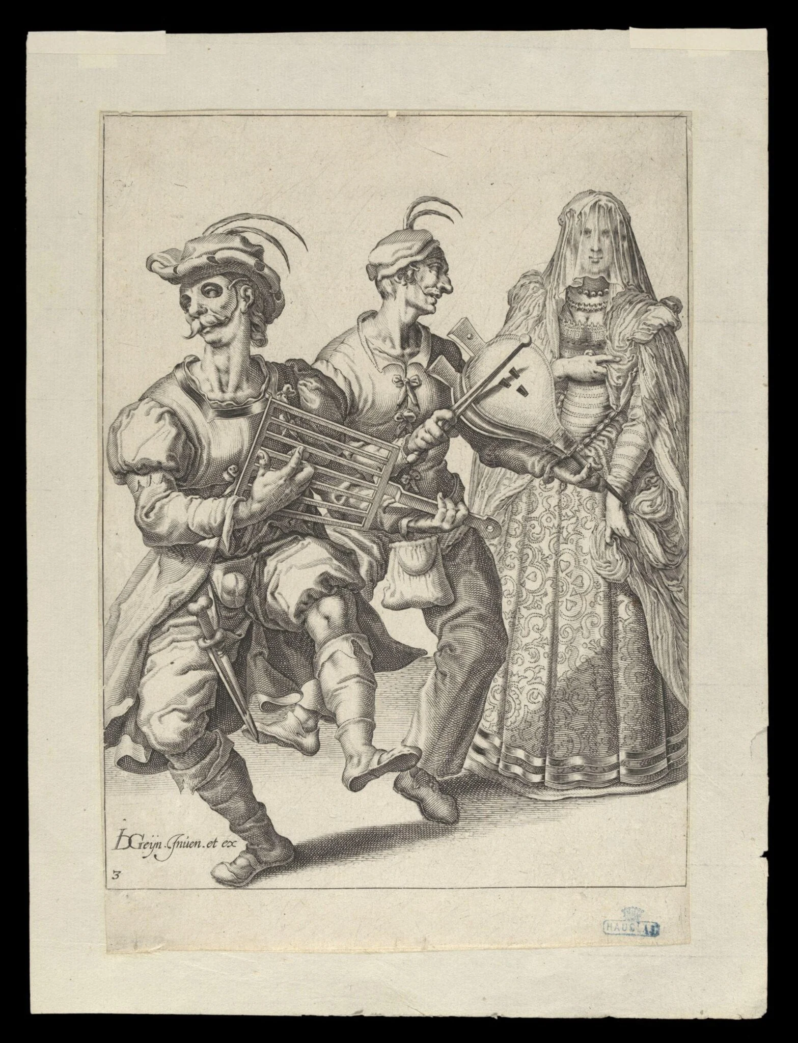 H Beard Print Collection, by Jacques de Gheyn