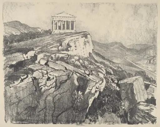 The Temple of Concord on the Wall, Girgenti