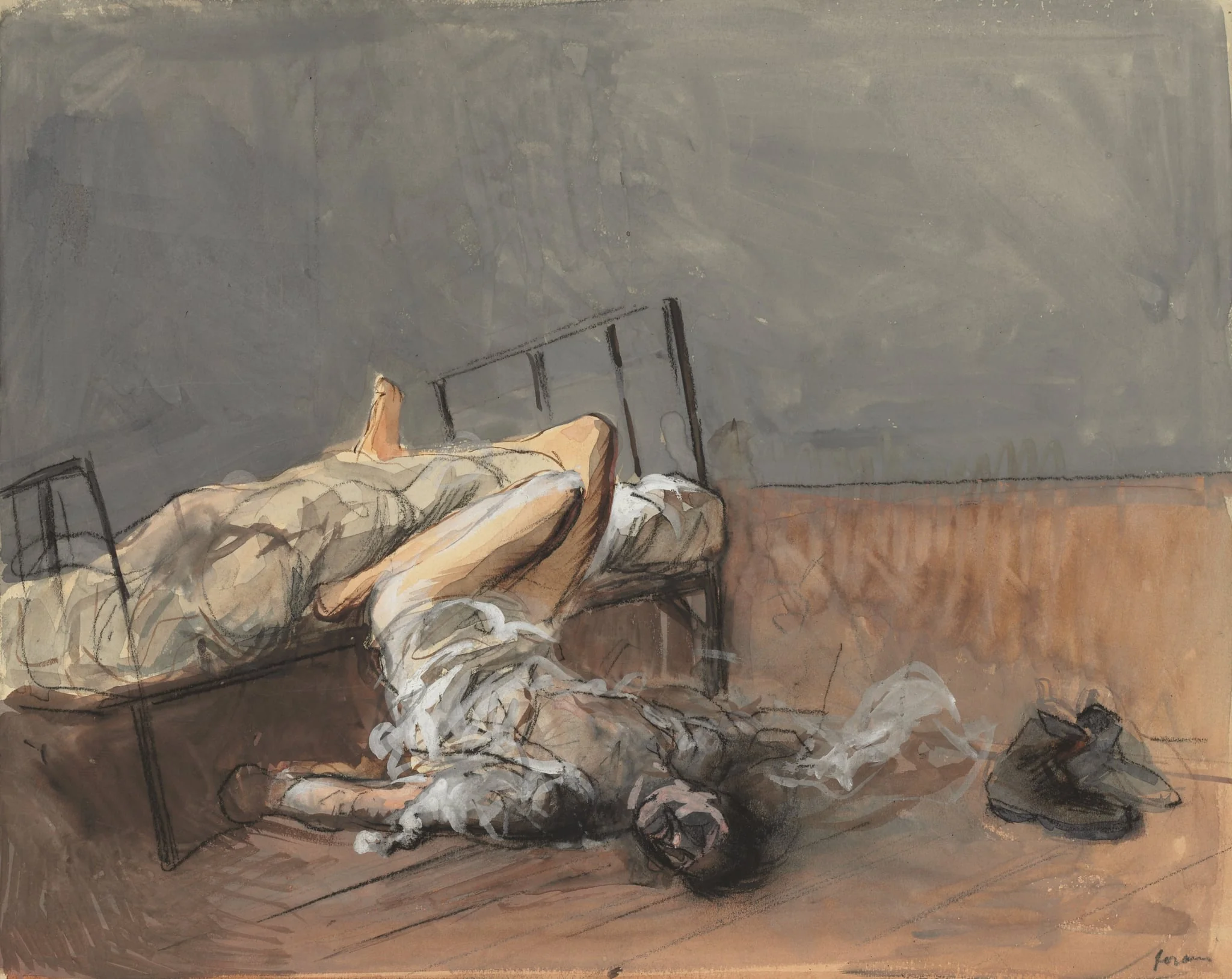 The Suicide, by Jean-Louis Forain, 1892