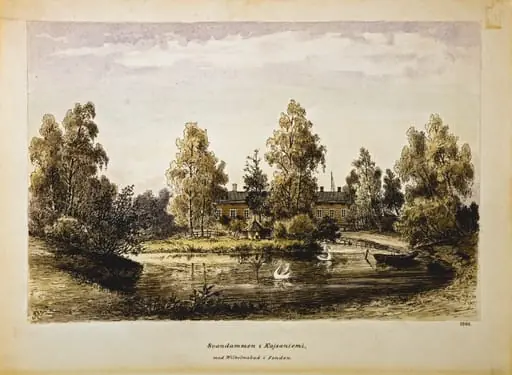 Kaisaniemen joutsenlampi