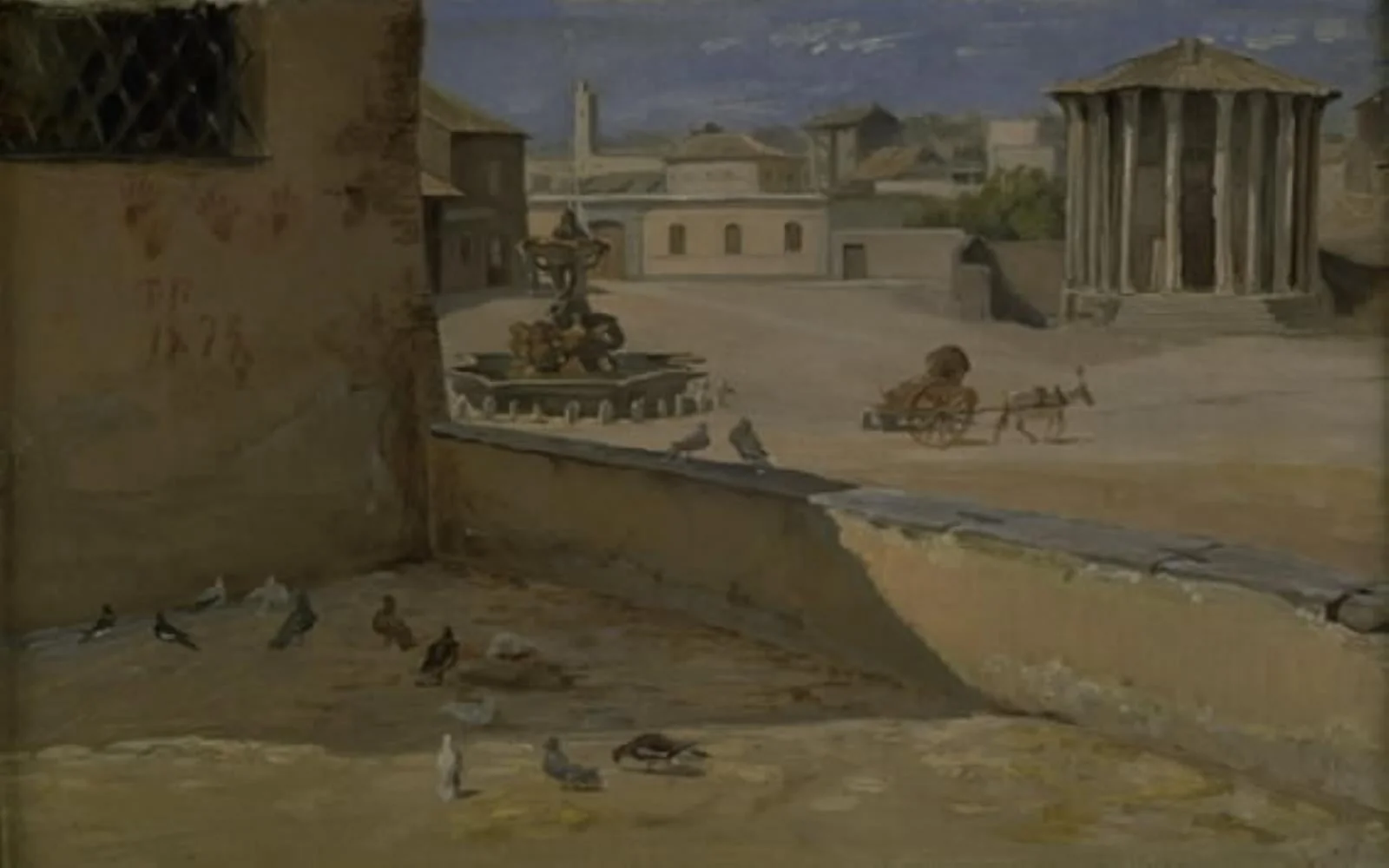 The so-called Temple of Vesta in Rome, by Unknown, 1878