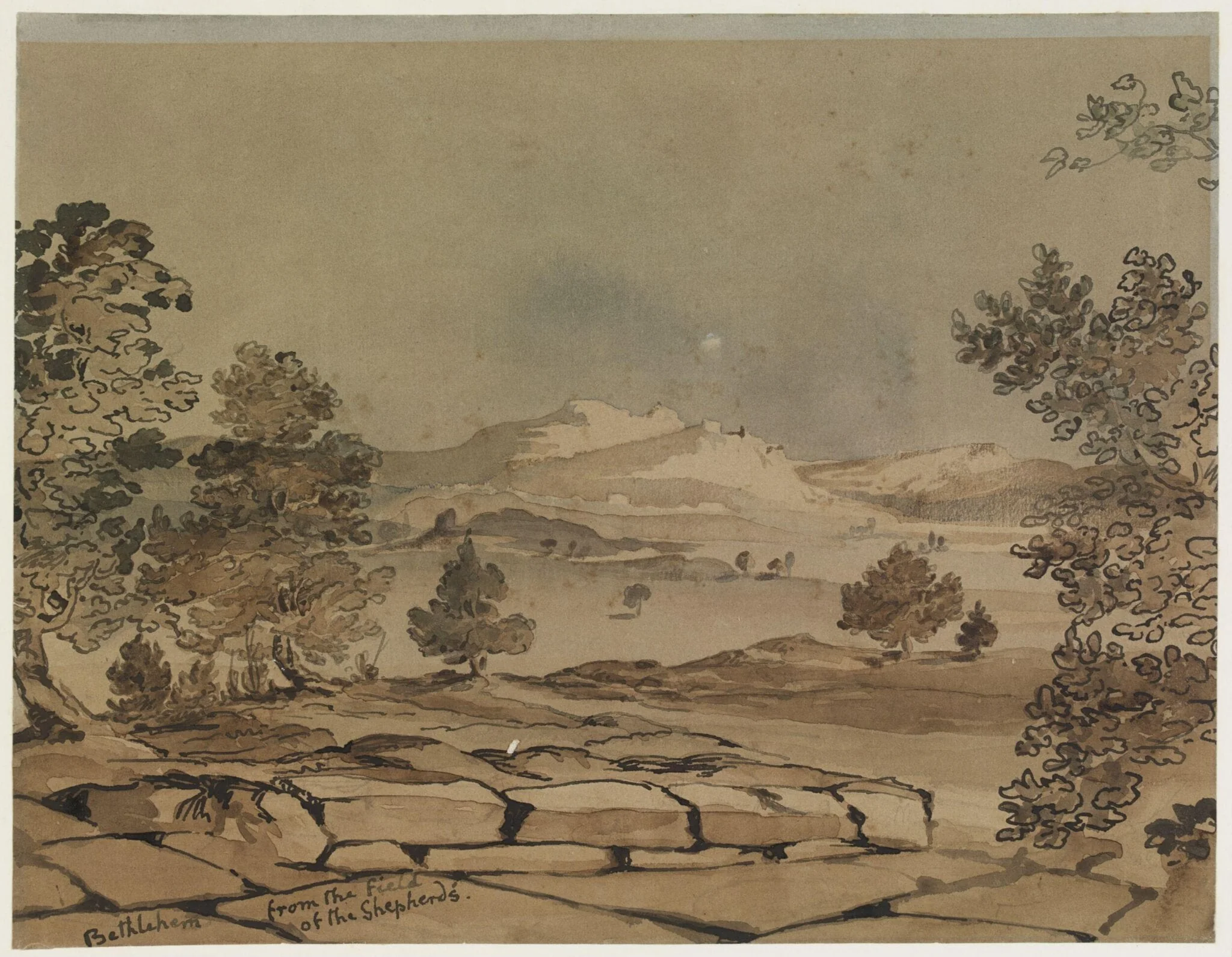 Bethlehem  from the Field of the Shepherds