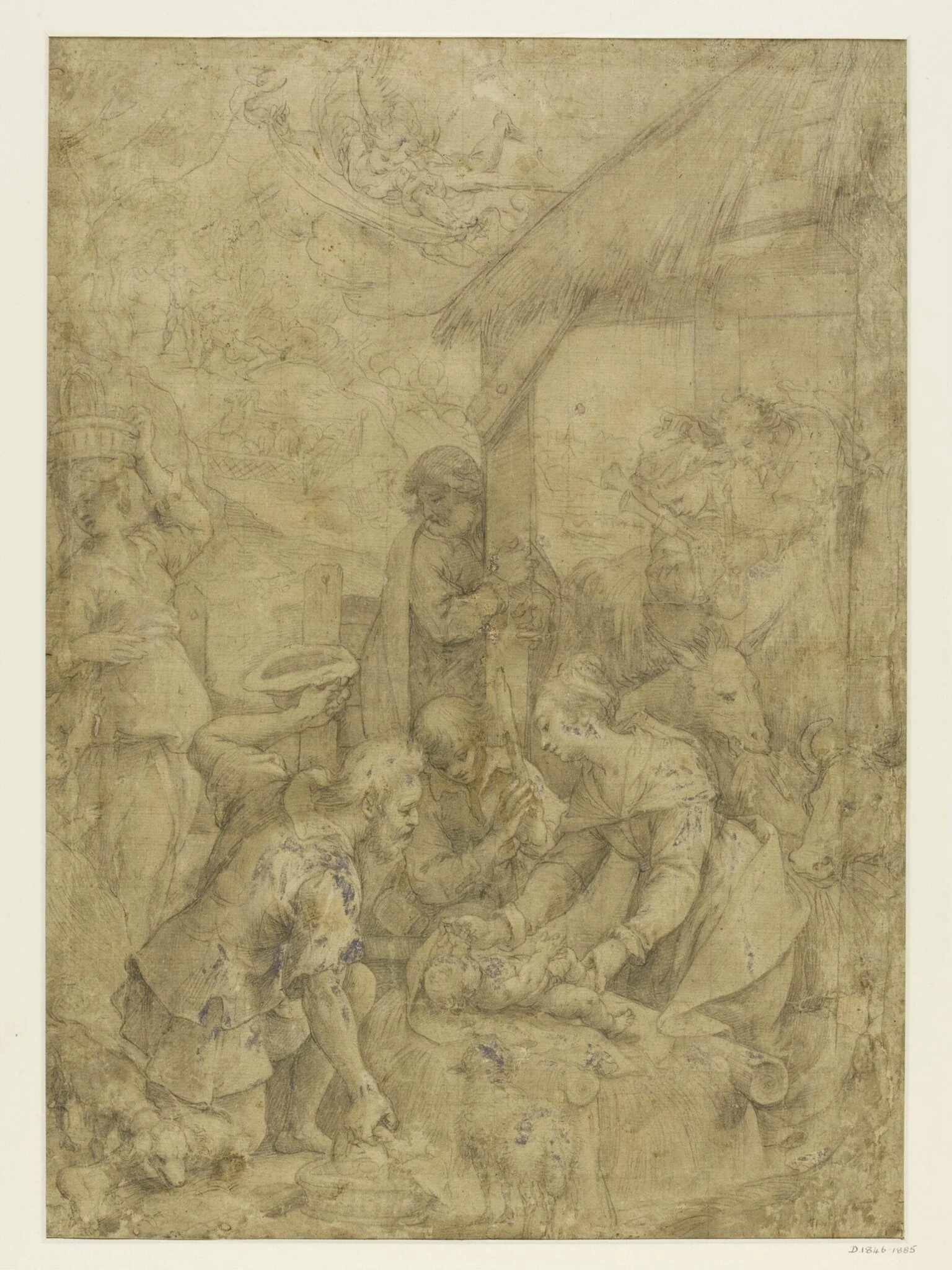 The Adoration of the Shepherds, by Denys Calvaert, 1575