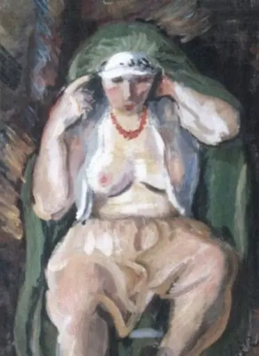 Odaliscă/Femeie așezată