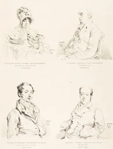 Sylvester (Douglas) Lord Glenbervie; Katherine Anne (North) Glenbervie; Frederic (North) Earl of Guilford; Frederic Sylvester Douglas