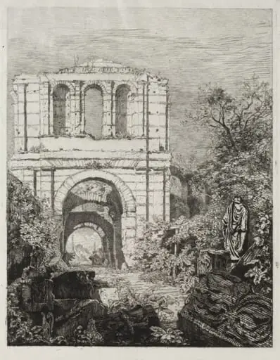 Ruins of the Palais Gallien in Bordeaux