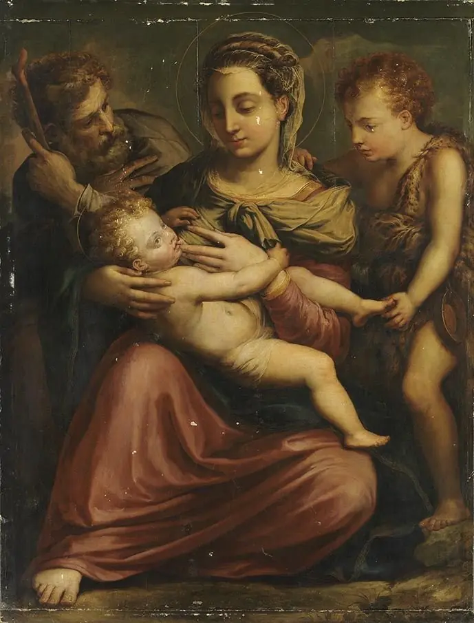 Holy Family with John the Baptist as child