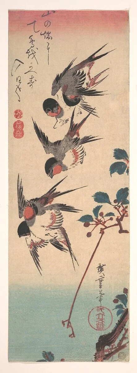 Untitled, by Utagawa Hiroshige, ink, 1834