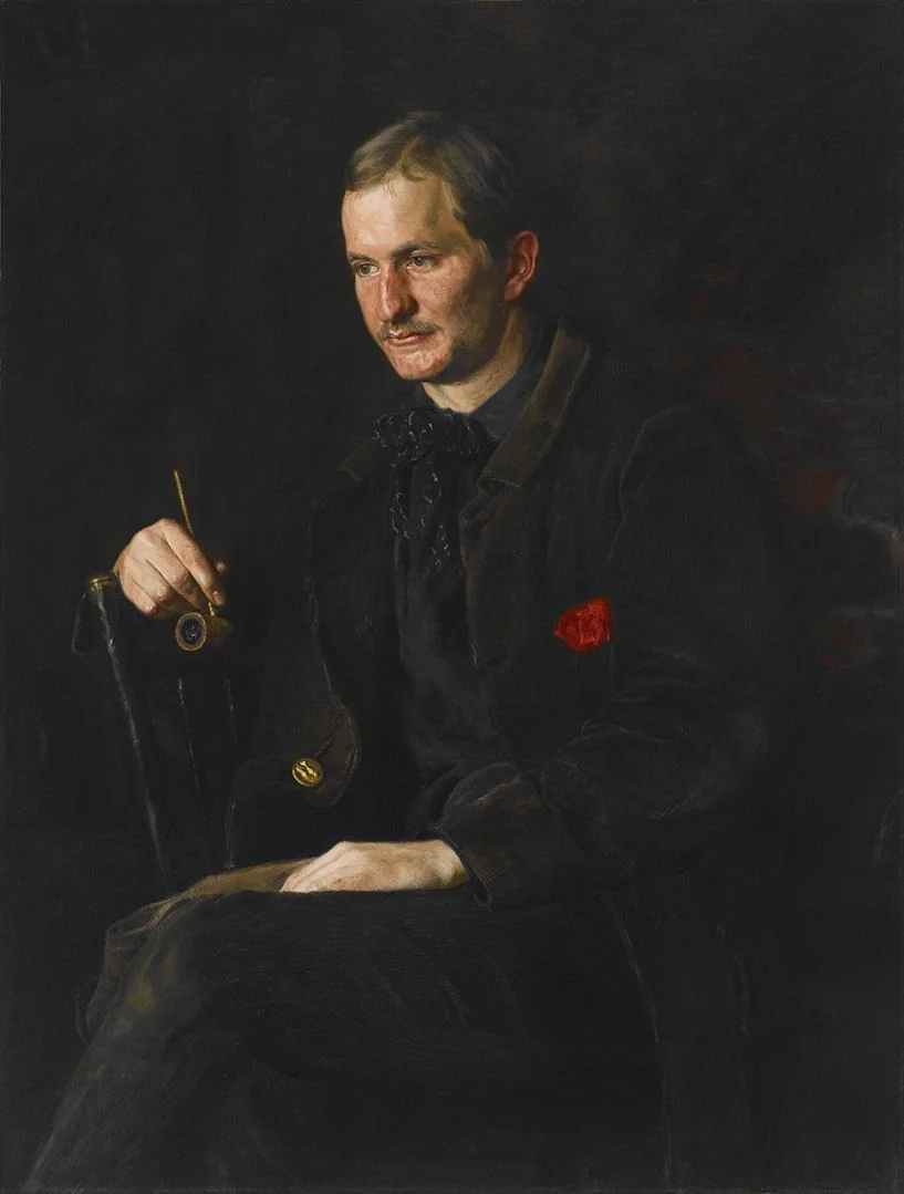 The Art Student (James Wright), by Thomas Eakins, oil, 1896