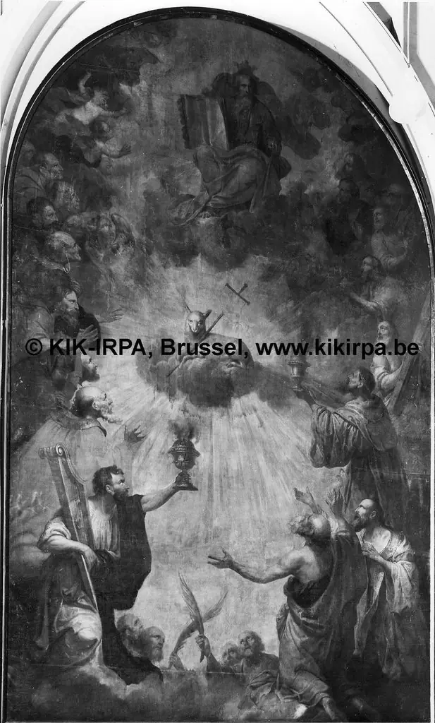 The Lamb of God worshipped by the elders of the Apocalypse