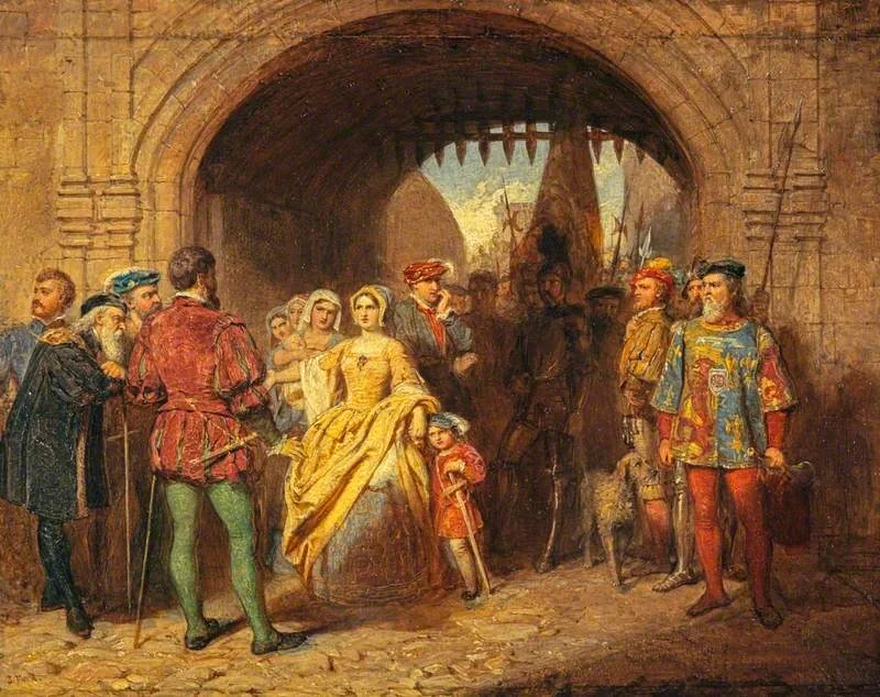 A Study for 'Queen Margaret's Defiance of the Scottish Parliament' (NG 2527), by John Faed, unspecified, 1861