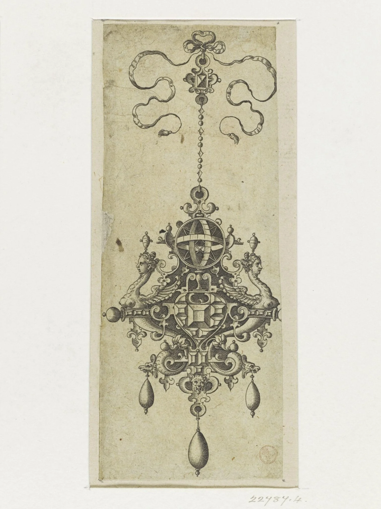 Designs for Necklaces, Pendants and Earrings of the Highest Skill, by Hans Collaert, 1581