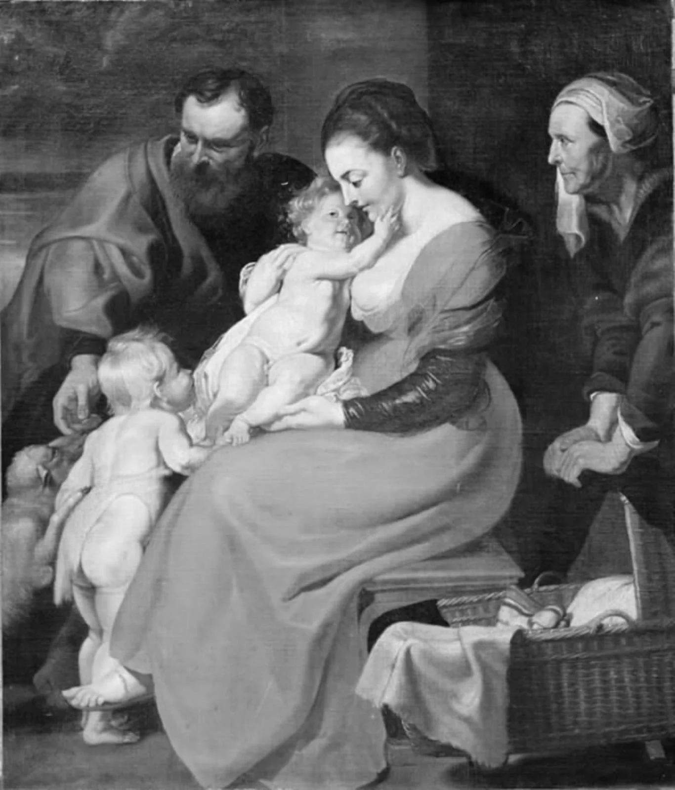 The Holy Family, by Unknown, 1650