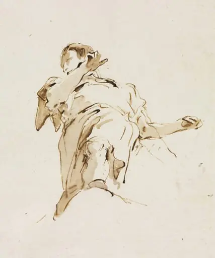 Male(?) Figure Seen from Below