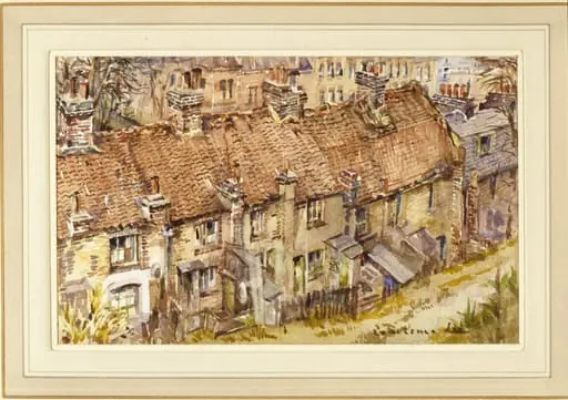 Cottages at Crouch End Hill